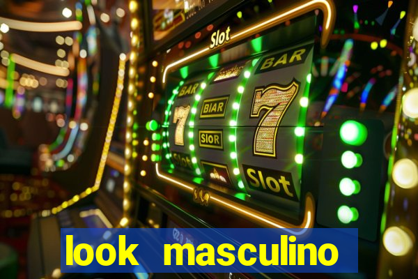 look masculino blazer cinza